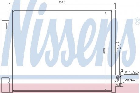 Радіатор кондиціонера First Fit NISSENS 940156 (фото 1)