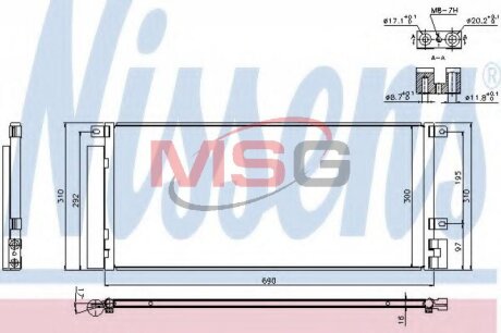 Конденсатор без хладогену NISSENS 940388