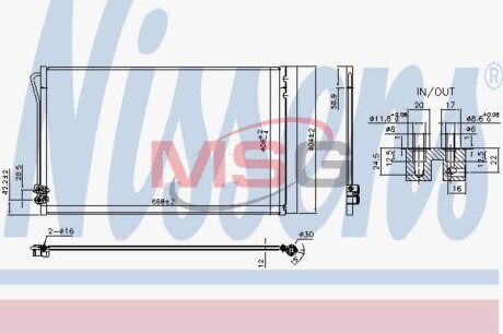 Конденсатор без хладогену NISSENS 941054
