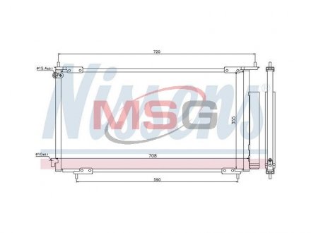 Радіатор кондиціонера First Fit NISSENS 94772 (фото 1)