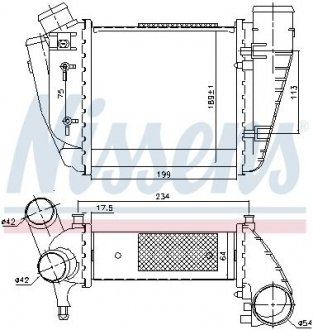 Інтеркулер NISSENS 96678 (фото 1)