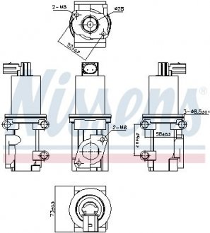 Клапан рециркуляціі ВГ (EGR) First Fit NISSENS 98193 (фото 1)