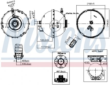 Бачок компенсаційний First Fit NISSENS 996262