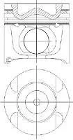 Поршень NURAL 87-427400-30