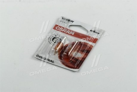 Автолампа (5W 12V W2.1X9.5D) OSRAM 2827NA-02B (фото 1)