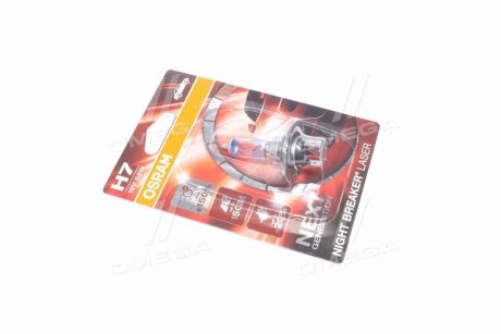 Лампа галогенова Night Breaker Laser +150% H7 12V 55W OSRAM 64210NL01B (фото 1)