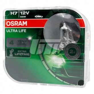 Автолампа (55W 12V PX26) OSRAM 64210ULT-HCB