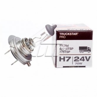 Лампа H7; H7 24V 70W PX26D Truck Star Pro OSRAM 64215TSP