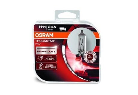 -DUO Лампа H11 24V 70W PGJ19-2 TRUCKSTAR PRO OSRAM 64216TSP-HCB