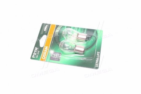 Лампа P21W; P21W 12V 21W BAY15D Ultra Life 2Bliste OSRAM 7506ULT02B