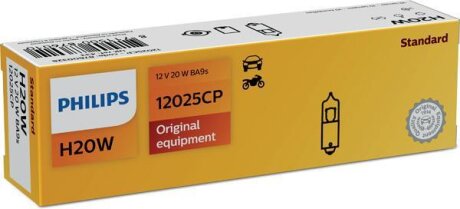 H20W 12V 20W BA9s PHILIPS 12025CP