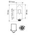 H6W 12V 6W BAX9s PHILIPS 12036CP (фото 3)