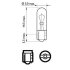 W2,3W 12V 2,3W W2X4,6d PHILIPS 12061CP (фото 3)