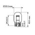 W21/5W 12V 21/5W W3X16q PHILIPS 12066CP (фото 3)