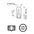 W3W 12V 3W W2,1X9,5d, Blst. 2 pc. (52410830) PHILIPS 12256B2 (фото 3)
