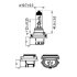 H11 LongLife EcoVision 12V 55W PGJ19-2 Blst. 1 pc. PHILIPS 12362LLECOB1 (фото 3)