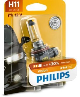 H11 Vision 12V 55W PGJ19-2 Blst. 1 pc. PHILIPS 12362PRB1
