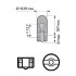 WY5W 12V 5W W2,1X9,5d PHILIPS 12396NACP (фото 3)