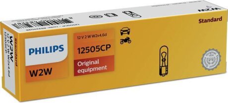 W2W 12V 2W W2X4,6d PHILIPS 12505CP