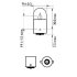 R5W LongLife EcoVision 12V 5W BA15s PHILIPS 12821LLECOCP (фото 3)