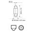 C5W 12V 5W SV8,5, Blst. 2 pc. PHILIPS 12844B2 (фото 3)