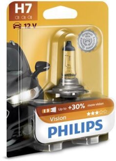 H7 Vision (+30%) 12V 55W PX26d Blst. 1 pc. PHILIPS 12972PRB1
