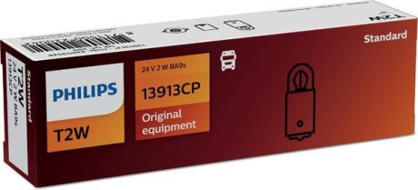 T2W 24V 2W BA9s PHILIPS 13913CP