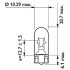 W2,5W 24V 2,5W W2,1X9,5d PHILIPS 13960CP (фото 3)