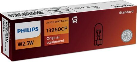W2,5W 24V 2,5W W2,1X9,5d PHILIPS 13960CP