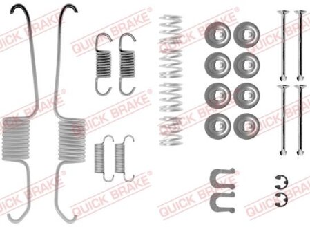 Комплект пружинок колодок ручного гальма QUICK BRAKE 105-0003