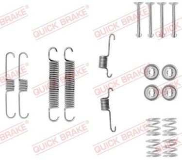 Комплект пружинок колодок ручного гальма QUICK BRAKE 105-0012