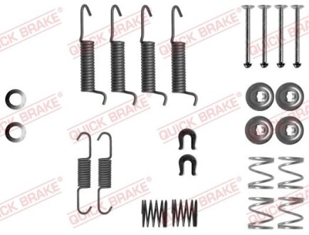 Комплект пружинок колодок ручного гальма QUICK BRAKE 105-0016