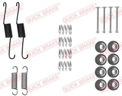Комплект пружинок колодок ручного гальма QUICK BRAKE 105-0031
