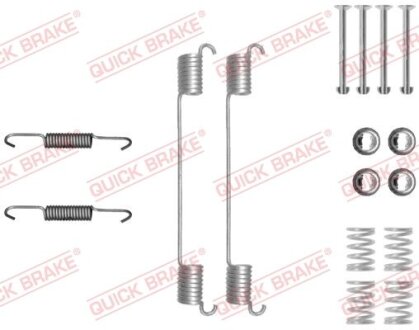Комплект пружинок колодок ручного гальма QUICK BRAKE 105-0048