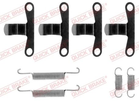 Комплект пружинок колодок ручного гальма QUICK BRAKE 105-0594