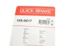 Комплект пружинок колодок ручного гальма QUICK BRAKE 105-0617 (фото 3)