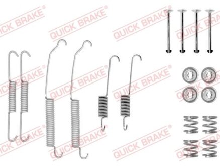 Комплект пружинок колодок ручного гальма QUICK BRAKE 105-0618