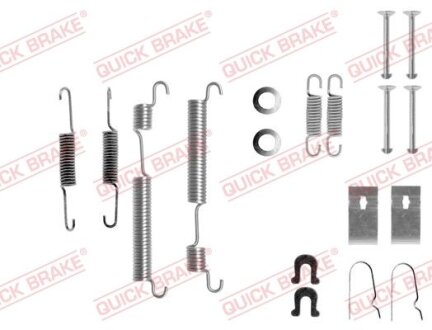 Комплект пружинок колодок ручного гальма QUICK BRAKE 105-0653