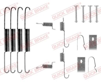 Комплект пружинок колодок ручного гальма QUICK BRAKE 105-0664