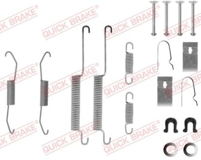 Комплект пружинок колодок ручного гальма QUICK BRAKE 105-0679