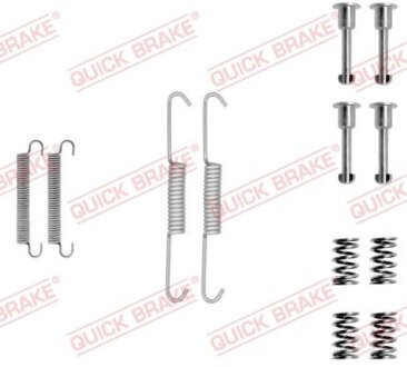 Комплект пружинок колодок ручного гальма QUICK BRAKE 105-0690