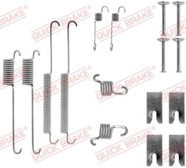 Комплект пружинок колодок ручного гальма QUICK BRAKE 105-0732