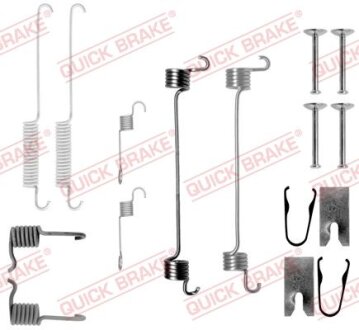 Комплект пружинок колодок ручного гальма QUICK BRAKE 105-0749