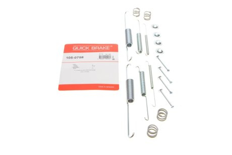 Комплект пружинок колодок ручного гальма QUICK BRAKE 105-0758
