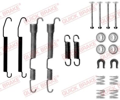 Комплект пружинок колодок ручного гальма QUICK BRAKE 105-0761