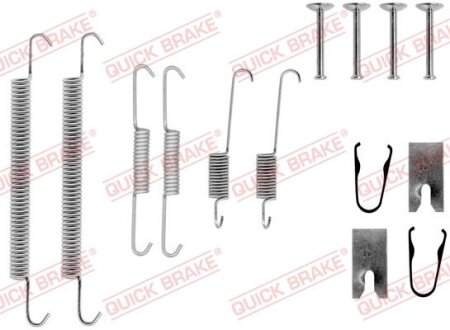 Комплект пружинок колодок ручного гальма QUICK BRAKE 105-0771