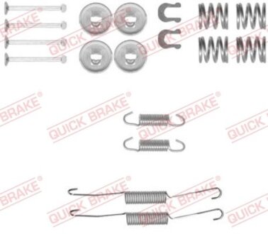 Комплект пружинок колодок ручного гальма QUICK BRAKE 105-0778