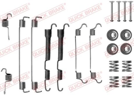 Комплект пружинок колодок ручного гальма QUICK BRAKE 105-0786