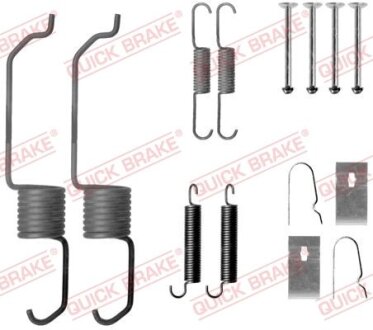 Комплект пружинок колодок ручного гальма QUICK BRAKE 105-0798