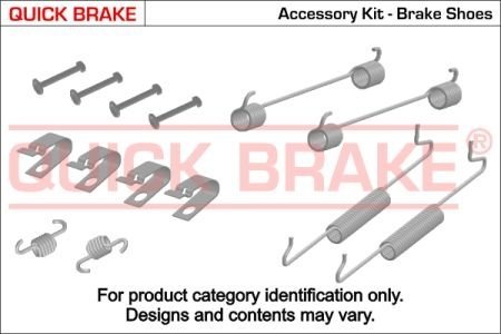 Ремкомплект тормозных колодок QUICK BRAKE 1050805 (фото 1)